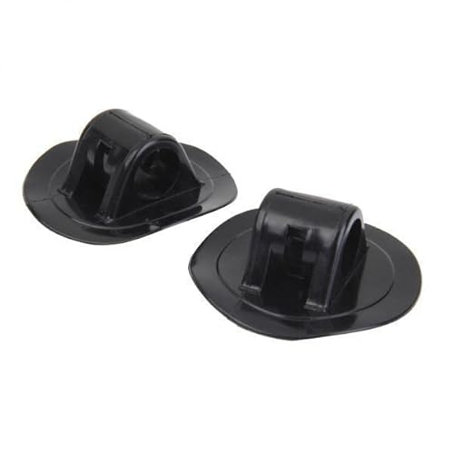 7x Kayak Motor Mount Boat Suporte de Suporte de Motor 2Pcs Black