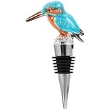 BESPORTBLE Weinverschluss Vogelform Silber Wiederverwendbarer Flaschenverschluss für Partys Langlebiger Stopfen für Glasflaschen Eleganter Getränkestopper