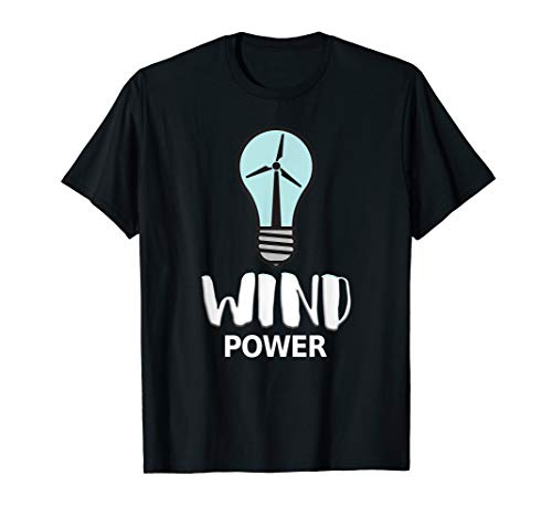 Wind Turbine Kit Shirts Wind Power Windmill in a Bulb tShirt T-Shirt