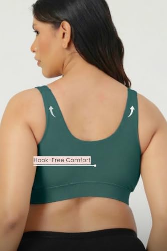 Image of ZELENA Maternity Padded Bra | Removable Cups, Broad Waistband | Soft Stretchable Modal Fabric | Easy Pull Nursing Bra for Pregnancy and Breastfeeding