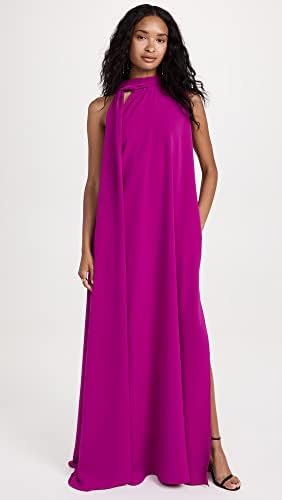 black halo henna halter crepe satin maxi dress Black Halo Henna Halter Crepe Satin Maxi Dress