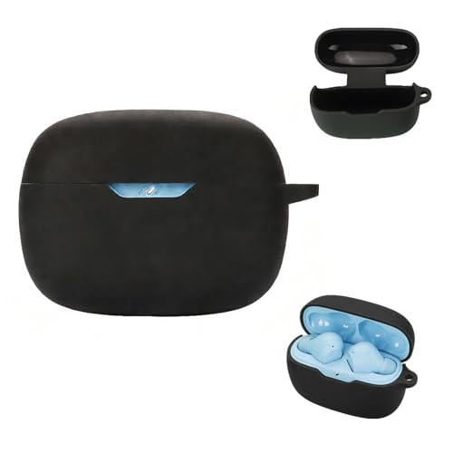 Lxhkekeke For JBL Wave Beam 2 �P�[�X JBL Wave Beam 2 �p Bluetooth�C���z�� �P�[�X Bluetooth�C���z���p �V���R���J�o�[ �ϏՌ� ����ɋ����E���ɋ����E���􂢉\ �S���ی� �J�o�[ (�u���b�N