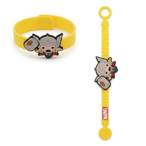 Image of Marvel Thor Silicone Band Rakhi | Officially Licensed | Rakhi for Boys, Bhaiya, Bhai | Raksha Bandhan Gift