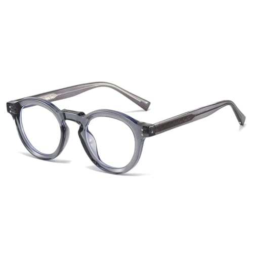 Monture lunettes ronde pour écran et lecture look léopard rétro