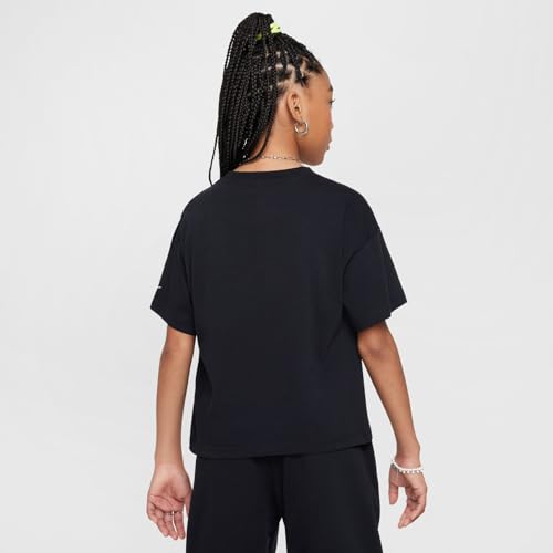 Nike Sportswear Girls' T-Shirt (Black, HM6303-010)3