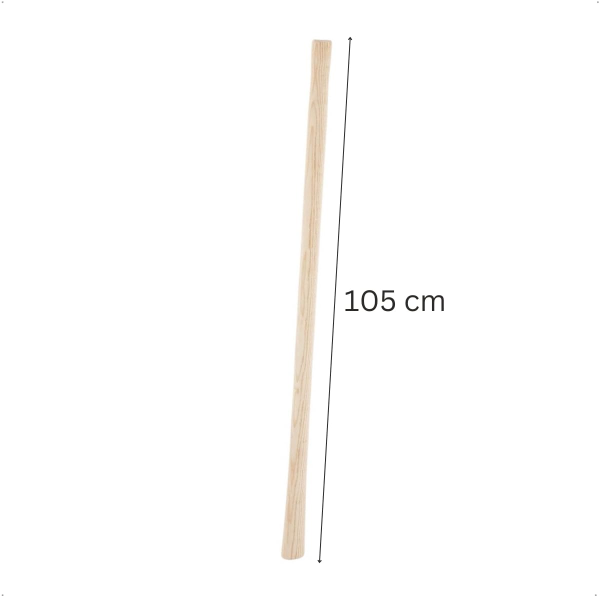 Rekord Wiedehopfhauenstiel aus Holz, Länge: 105 cm, stabil und robust, für etliche Gartenarbeiten mit Wiedehopfhauen, Wiedehopfhackenstiel, Doppelhackenstiel
