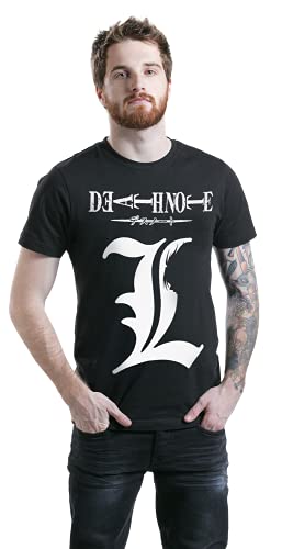Death Note Chained Notes Uomo T-Shirt Nero M 100%