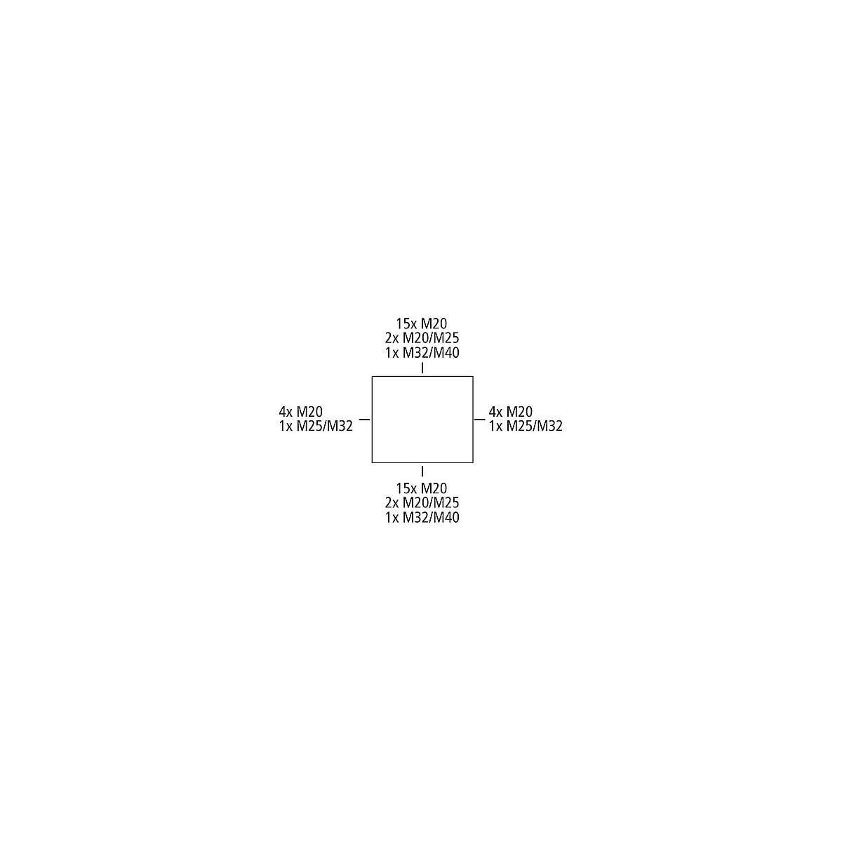 Spelsberg Leergehäuse mit Deckel, 300 x 150 x 132 mm, IP65, AKL1-T, transparent, 2249708