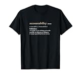 Accountability defined on a T-Shirt