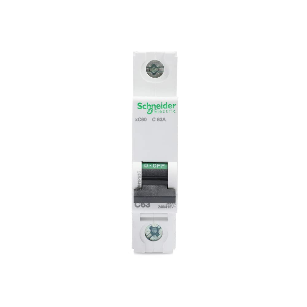 Schneider Electric A9N1P63C Acti 9 MCB xC60 1P 63A C 10000A-image-47