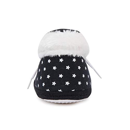 CHIU Present Super Fancy & Attractive Booties For Your Little Princess & Prince(Black, 0-6 Months) 3