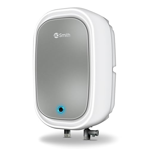 Image of AO Smith ForceNXT-5L White | 5 Litre 3KW Instant Water Heater (Geyser) with shock proof Outer Body | 5 Levels safety shield | Made for Kitchen and Bathroom Applications