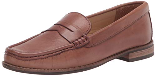 Image of Womens Casual Genuine Leather Comfortable Lightweight Driving Moaccasins Classic Fashion Penny Slip On Ladies Driving Loafer Flat Shoes