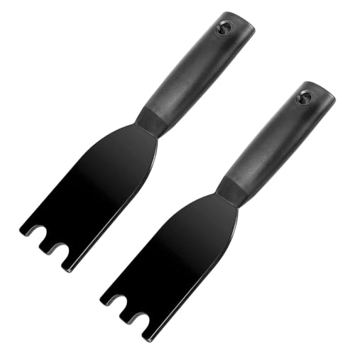 2 Pcs Indoor Spatula Grill Scraper for George Foreman Grill,BBQ Scraper for Grill Scraper,Nylon Spatula Indoor Grill with Grooves,Grill Spatula for George Foreman and Most Grooved Indoor Grills
