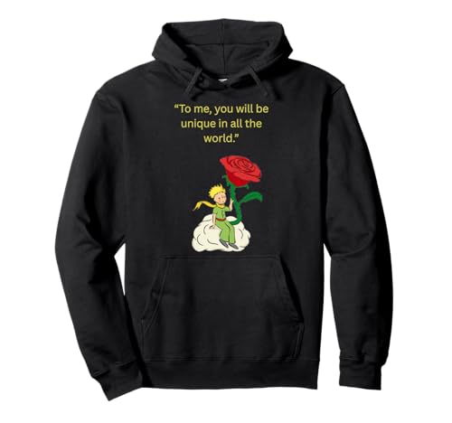 Photo de T-shirt Le Petit Prince avec citation rose | Pour les amateurs de livres Sweat à Capuche