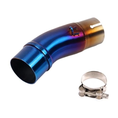 Tubo de escape medio para Ninja 400 y Z400 de 51 mm en acero inoxidable
