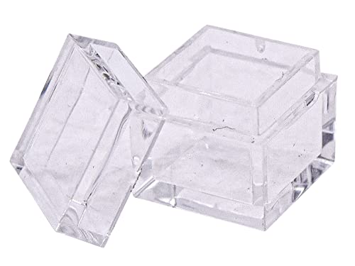 Image of 1pc Acrylic Box Tray for 10mm 0.39 inch Element Cubes Clear Case Periodic Table Bracket for Elements Collections Science Education Displays
