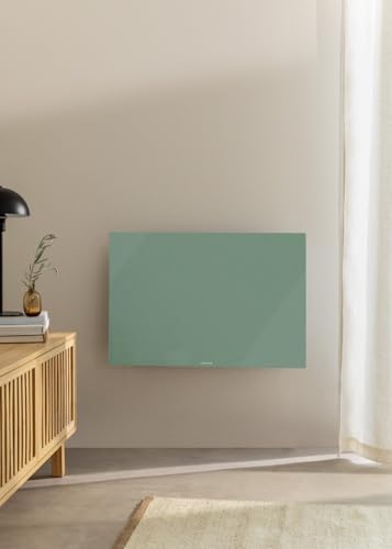 CREATE/ WARM MINIMAL IR/ Infrarot- Wandheizung mit WLAN, Salbeigrün/ Für Räume bis zu 10m², App- gesteuert, IP24- Schutz, Hochglanz, 520W-2