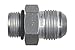 ICT Billet -10AN Flare to 8 Oring ORB Male Fuel Pump Rail Adapter Fitting Bare AN920-10-08A