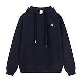 [Alo Yoga] Accolade Hoodie フーディ ユニセックス パーカー (JP, アルファベット, M, L, レギュラー, Long, BLACK) [並行輸入品]