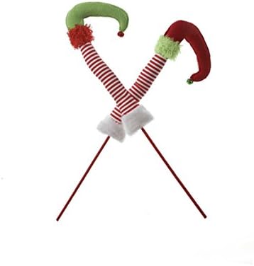 Poly Stuffed Elf Leg Pick Set OF 2