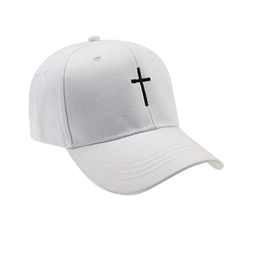 Image of Chensheng Cross Embroidery Baseball Cap,Adjustable Structured Dad Hat for Men Women Sun Hat