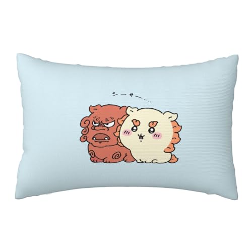 ちいかわ シーサー クッションカバー 装飾枕 座布団 かわいい シンプル 洗える ふわふわ 車用 インテリア 飾り 洗える 柔らかい 抗菌 防臭 防ダニ 76*50cm