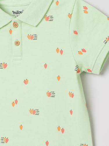 Image of Milou Baby-Boy's Cartoon Regular Fit Polo Shirt