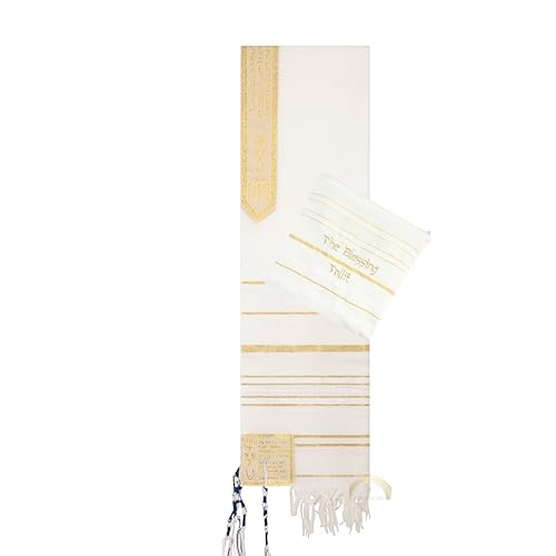 The Blessing Tallit, 73”X 33” Messianic Prayer Shawl Christian-Messianic Large Tallit With Bag & Brochure3