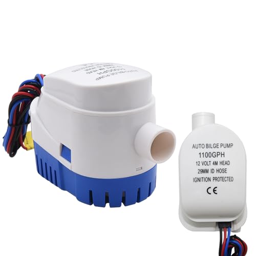 KAOLALI Pompe de Cale Automatique, 12V 1100GPH Pompes de Cale Automatique – vue 9