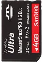 Sandisk SDMSPDH-004G-A11 4GB/15MB Ultra II MSPD Card (Black)