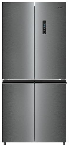 VOK Frigorífico Multidoor No-Frost de 475 L - AlxAnxPr: 182.2 x 83 x 64.7 cm, Sistema Multi-Air Flow, Bajo Consumo Energético, Motor Inverter, Cajón con Control de Humedad en Acero Inoxidable