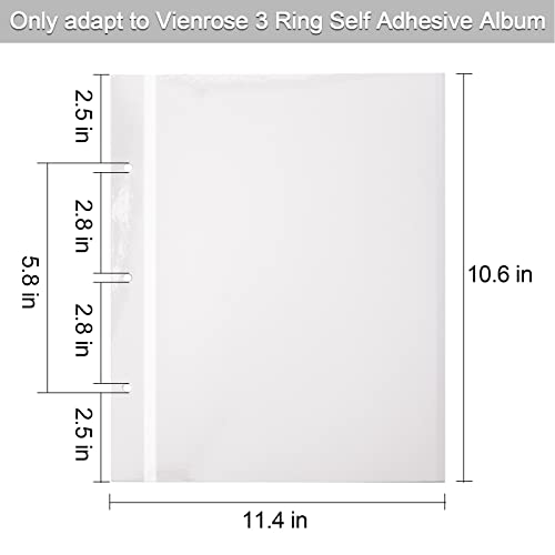 Vienrose Photo Album Self Adhesive Scrapbook Refill Pages For 12X12 In Photo Album #TOP4