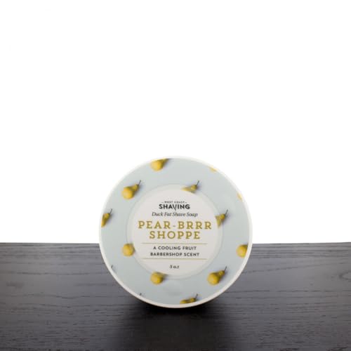 WCS Duck Fat Shaving Soap, Pear-Brrr Shoppe, 5 oz