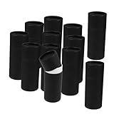 JEWEDECO 12pcs Kraft Paperboard Tubes for Essential Oils Round Cylindrical Containers for Tea and Cosmetics Sturdy Protective Packaging for Organizing and Transporting