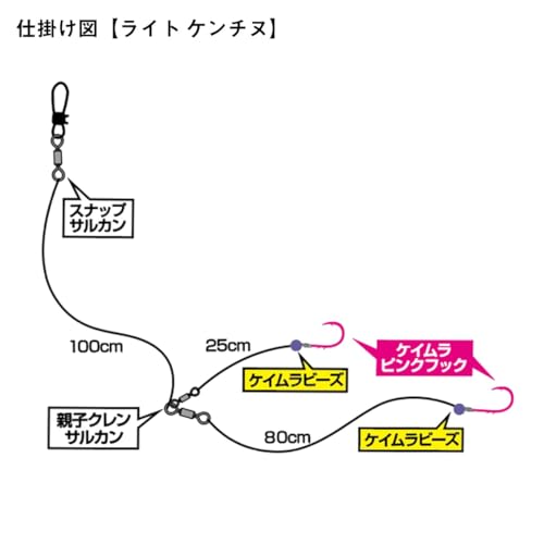 ダイワ 快適アマダイ仕掛 KP SS 丸海津13-3-2