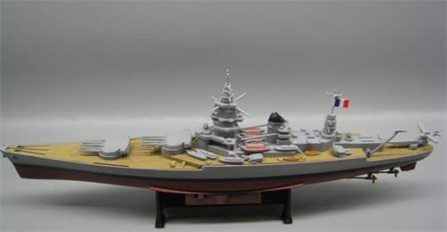 Amer Wwii French Battleship Dunkirk 1/1000 Diecast Ship Pre-Built Model #TOP5