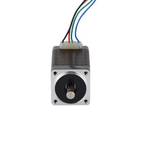 Moteur pas à pas 4 fils double arbre mini actionneur rotatif 0.6A 4Ncm