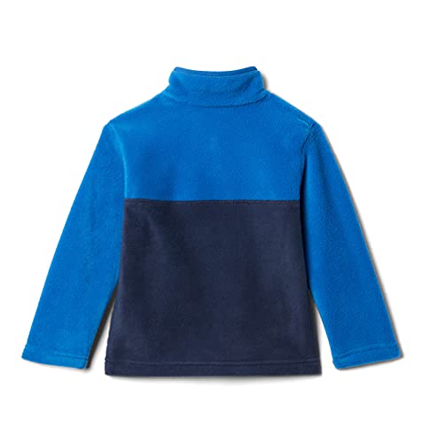 Columbia Youth Boys Steens Mtn 1/4 Snap Fleece Pull-Over, Collegiate Navy/Bright Indigo, Medium #TOP5