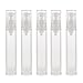 Produktbild MagiDeal 5 Stücke Pumpflasche/transparent Leere Kosmetikum, kosmetisches Mittelum, kosmetisches Mittel Pumpflasche, Pumper Flaschen für Flüssigkeiten, Gel Lotion Spender, Klar 12 ml