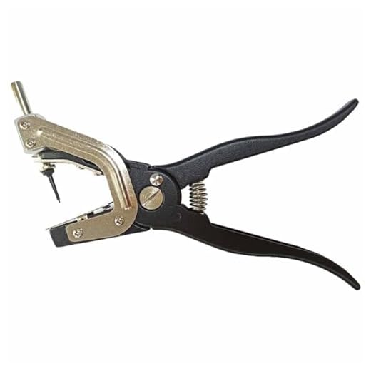 PP-Vic Alicates De Etiqueta De Oreja De Ganado, Alicates De Etiqueta De Orejas para La Herramienta De Animales, Alicates De Etiqueta De Ganado Universal, Rebote Automático,Ear Tag Needle