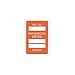 Brady MIC-MTIGPI O, 104153 1.75"x1.25" PVC Microtag Next Inspection Due Date Insert, 3 Packs of 100 pcs