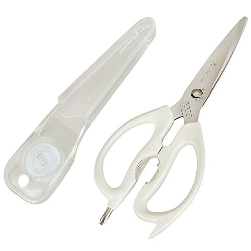 Kai Kai House Select DH7161 Kitchen Scissors, Disassembly, Magnetic Case, Kitchen Tool, Made in Japan