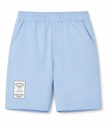Image of Alan Jones Clothing Boys Casual Bermuda Shorts | Placement Print | French Terry | Regular Fit | Drawstring Closure | Age 5-16 Years | Lounge & Casual Wear