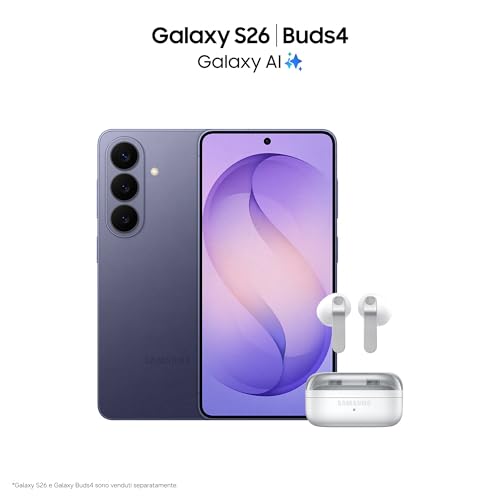 Galaxy S26 Smartphone AI, 512GB, 3 anni di Garanzia, Processore Avanzato, Assistente Foto, Creative Studio, Camera 50 MP, 4300 mAh, Black [Versione italiana] - Smartphone - Immagine 5