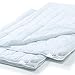 Produktbild aqua-textil 4 Jahreszeiten Bettdecke 2er Set 155x220cm Decken zusammengeknöpft Winter 1000g Sommer 800g klimaregulierend Oeko-TEX