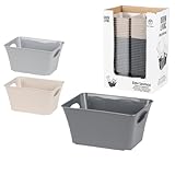 CESTA DE ALMACENAMIENTO 'FÁCIL ALMACENAMIENTO' 950ML 16X11XH8CM 3 COLORES...