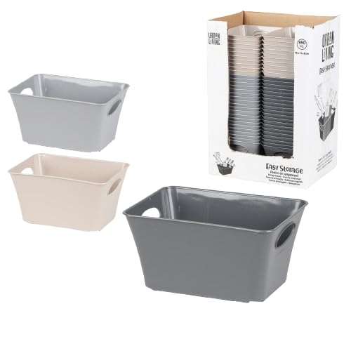 Cesta De Almacenamiento Fácil Almacenamiento 950ml 16x11xh8cm 3 Colores Surtidos Expositor