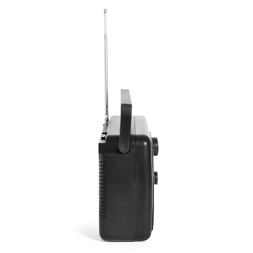 Image of FINE Portable 5 Band Radio with Telescopic Antenna, MW, SW, FM Bands, in-Built Speaker, Volume Control, and Carry Handle - Perfect for Home, and Outdoor Use