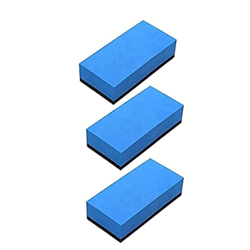 洗車スポンジ 3個セット スポンジブラシ コーティング 塗り込み専用 研磨スポンジ 塗り込み専用 傷つかない EVA ウロコ取り用 水垢落とし 油膜取り 洗車やワックスに最適 吸水 速乾 傷なし 洗車スポンジ (3個セット)